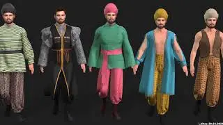 Iclone Indian men's clothing. (free hair and clothes download)