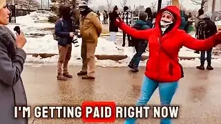 Протестующий ТОЛЬКО ЧТО ПРИЗНАЛСЯ в этом в Миннеаполисе!