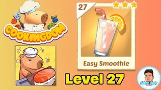 Cookingdom level 27 solution walkthrough ( easy smoothie ) 
