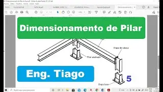 Dimensionamento de Pilar, Coluna de Aço | Flambagem por Flexo Torção (Passo 5)