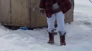 First fish caught at 7th annual shit Lake Derby