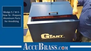 143 Giant Finishing - Wedge 5 / W-5 - How To - Prepare Aluminum Parts for Anodizing