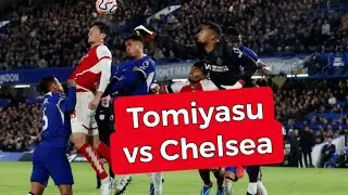 Tomiyasu plays inverted left back vs Chelsea 冨安健洋 チェルシー vs アーセナル