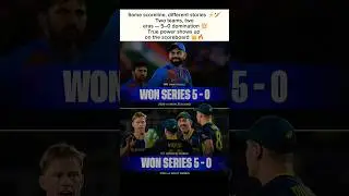 5&ndash;0 WHITEWASH 🔥 | Pure Dominance in World Cricket 🏏👑 | #shorts