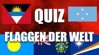 Flaggen Quiz (L&auml;nderflaggen erraten) - Schwierigkeit: sehr schwer