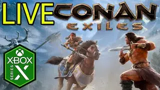 Conan Exiles Xbox Series X Gameplay Multiplayer Livestream [Xbox Game Pass]