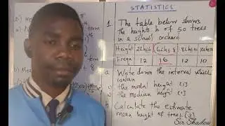 O'LEVEL & IGCSE || STATISTICS || MEASURES OF CENTRAL TENDENCY 