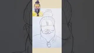 Premanand ji Maharaj Drawing #premanandjimaharaj #drawing