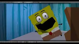 SpongeBob and the Unwanted Visitor Without lighting