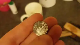 How to straighten hammered hammie coins.... metal detecting