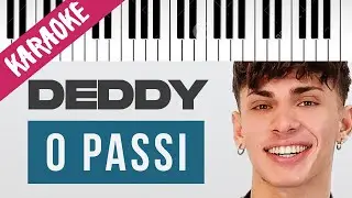 Deddy | 0 Passi | AMICI 20 // Piano Karaoke con Testo