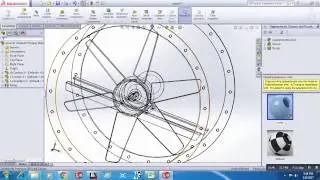 Axial Fan Assembly and Animation in Solid Works