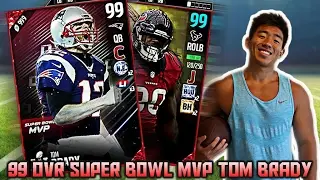 WE GET 99 OVR SUPER BOWL MVP TOM BRADY! FIRST OFFICIAL 99 OVR! MADDEN 17 ULTIMATE TEAM