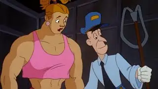 Female Muscle clip 713 - All Dogs Go to Heaven: The Series