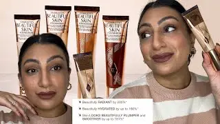 NEW CHARLOTTE TILBURY BEAUTIFUL SKIN FOUNDATION REVIEW & WEAR TEST. SHADE 7 | JAINA