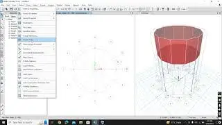 Elevated Water Tank Modeling & Analysis - ETABS