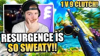 INSANE Warzone Clutch In The Sweatiest Vanguard Resurgence Game EVER!! | 1V9 END CIRCLE!
