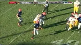 Drezden Johnson Interception of Marencik McCutcheon at Harrison 2012 MTC Sports