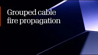 Fire Propagation in Grouped Cables