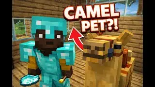 DAY 3 Minecraft Survival&hellip; I GOT DIAMONDS & A CAMEL PET 😳💎