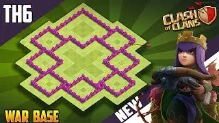 New Town Hall 6 [TH6] TROPHY/WAR Base 2018!! COC BEST Th6 Trophy/War Base Design - Clash of Clans