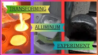 Metal Casting Aluminum Cans Miniature Muffin Experiment - ASMR - Trash to Treasure