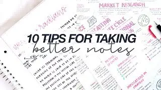 10 TIPS FOR BETTER NOTES | Reese Regan