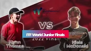 ITF World Junior Finals 2022 | Flynn Thomas vs Niels McDonald | Full Tennis Match 2022
