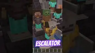 Minecraft Escalator player pov test #commandblock #animation