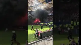 Hamburger SV - Bor. M&ouml;nchengladbach 2:1 12.05.2018 // Pyro // Ausschreitungen