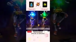 Special Wukong Vs Original Wukong Ability Test And Hp Test - Garena Freefire #shorts