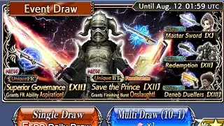 MY TICKETS! 😭😭 Gabranth FR/BT Pulls! [DFFOO GL]
