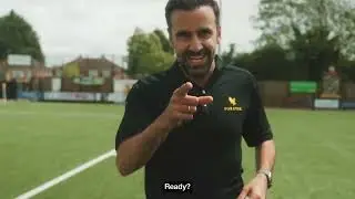 Michael Vittoroulis V Simone Magill in Football Shoot Accuracy Test  Forever Living Products