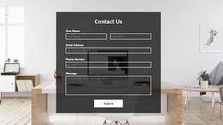 How To Make Contact Us Form Using HTML And CSS | Coding Mania