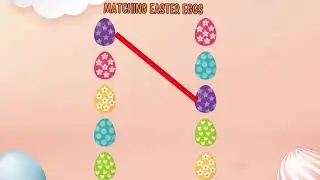 ↪️ Easter Egg Game | Interactive Matching Game | Educational Worksheet |