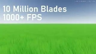 I Made 10 MILLION Blades Of Grass Run At 1000+ FPS In Unity - Game Dev