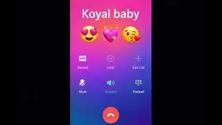  🌹Cute Darling Koyal Baby Call 💋Prank 😂 | Beautiful Girl Funny Call💕