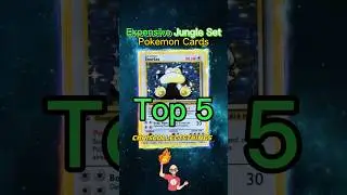 Top 5 EXPENSIVE Jungle Pokemon Cards 🍃 #shorts #pokemon #jungle