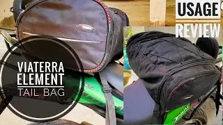 VIATERRA ELEMENT  || TAIL BAG || CHEAPEST 30 Litres TAIL BAG || BEST QUALITY || USAGE REVIEW
