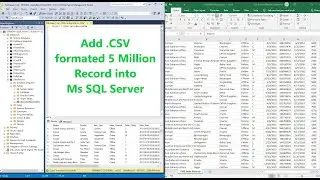 How to import CSV file to MS SQL Server Database