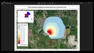 Atmospheric Dispersion Modeling | Pemodelan Dispersi Atmosfer - Python Gaussian Plume Model