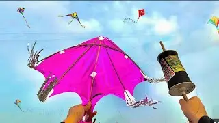 Makar sankranti kite looting on Rooftop | Kite flying | Full vlog