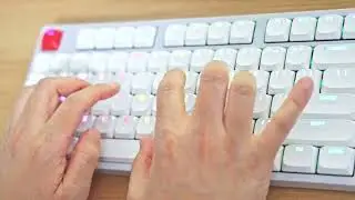 [광고] AK87 슬림 프로 3모드 로우 프로파일 기계식 키보드 필드테스트 타건