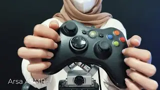 ASMR WITH GAMEPAD CONTROLLER SOUND AND SOME TAPPING TO HELP YOU SLEEP