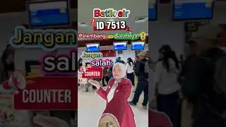 Info Penting Batik Air ID 7513 Palembang&ndash;Halim&ndash;Surabaya