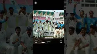 Mumbai The Irani Cup Winner #shorts