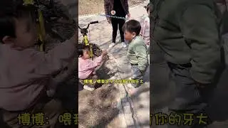 #Cute the end is satisfying #cutekidsmoment #funnyadventure #baby #funny #twinspower #cutebaby