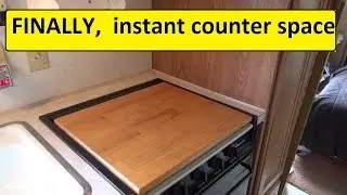 More RV counter space Camco 43521 stove top