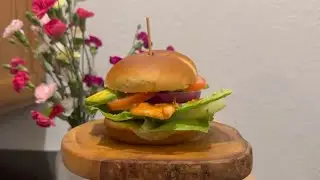 Homemade Delicious Salmon Burger