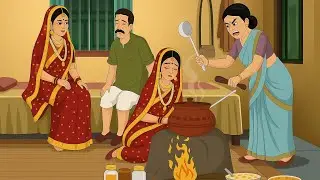 दो बहनों का एक ससुराल | Hindi Kahaniyan |  Moral stories | hindi story | Cartoon story |